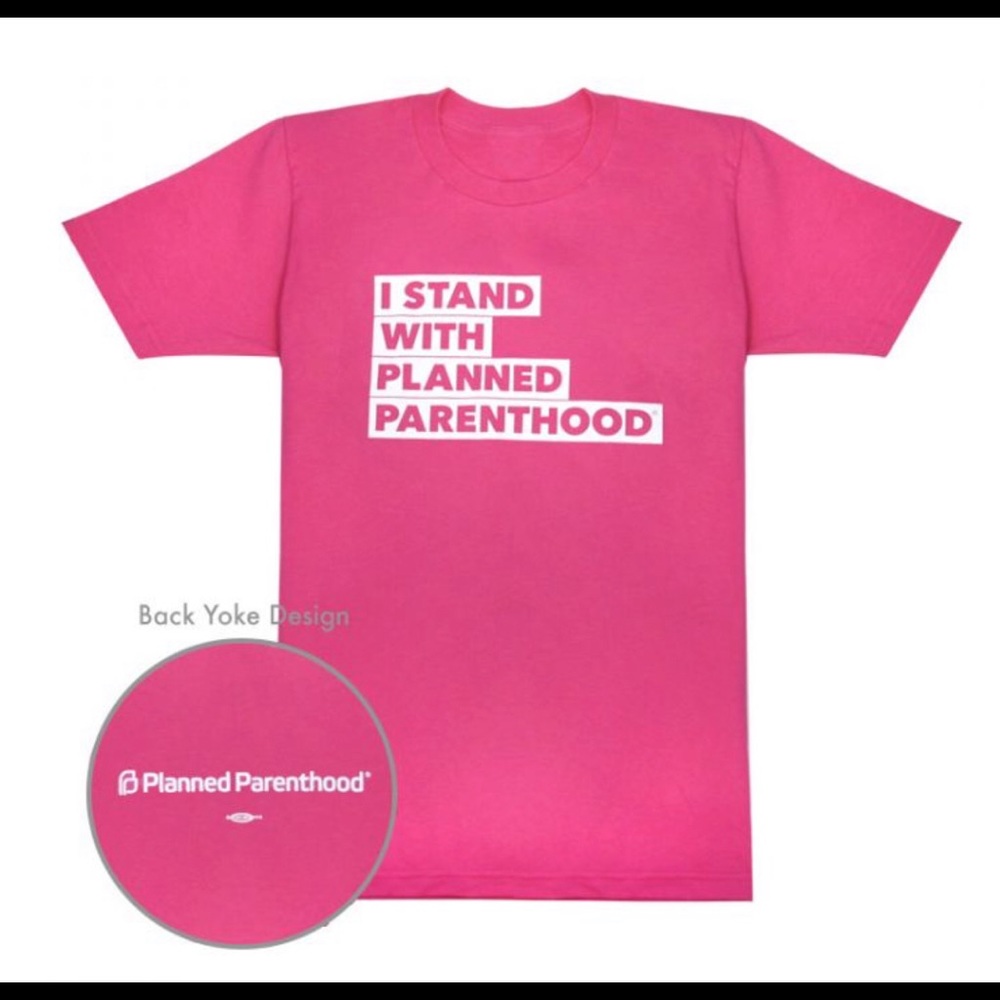 NWT I Stand with Planned Parenthood. T-shirt.